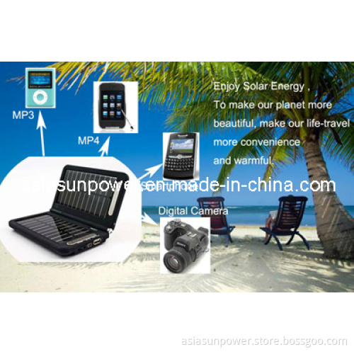Multi-Voltage Solar Chargers for iPhone, iPad, Tablet, Phone Accessories 5V/9V/12V (PETC-S09)